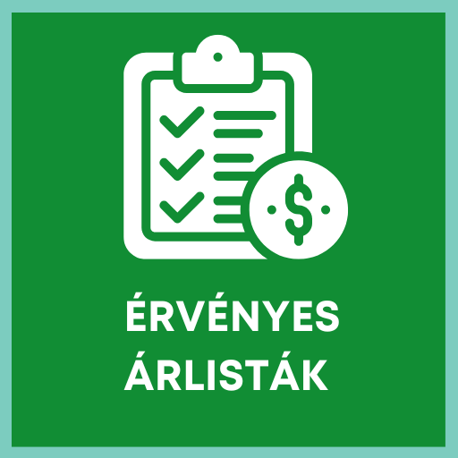 Érvényes árlisták